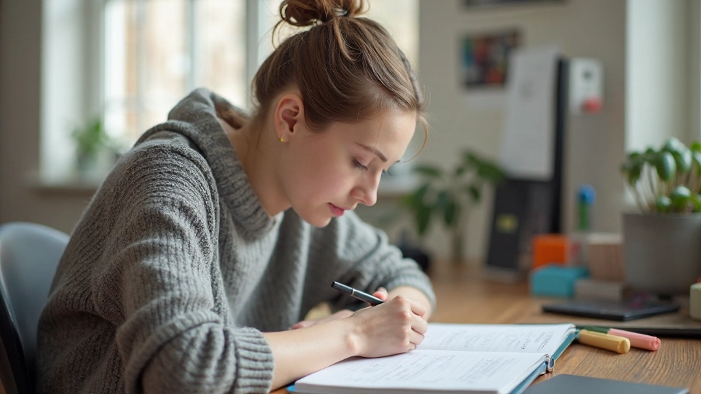 Grammaticaschema en woordenschat boeken op bureau